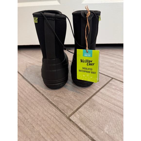 Western Chief Kids Freestyle Neoprene Outdoor Rain Snow Cold Boots Size 1 NWT - Picture 7 of 9